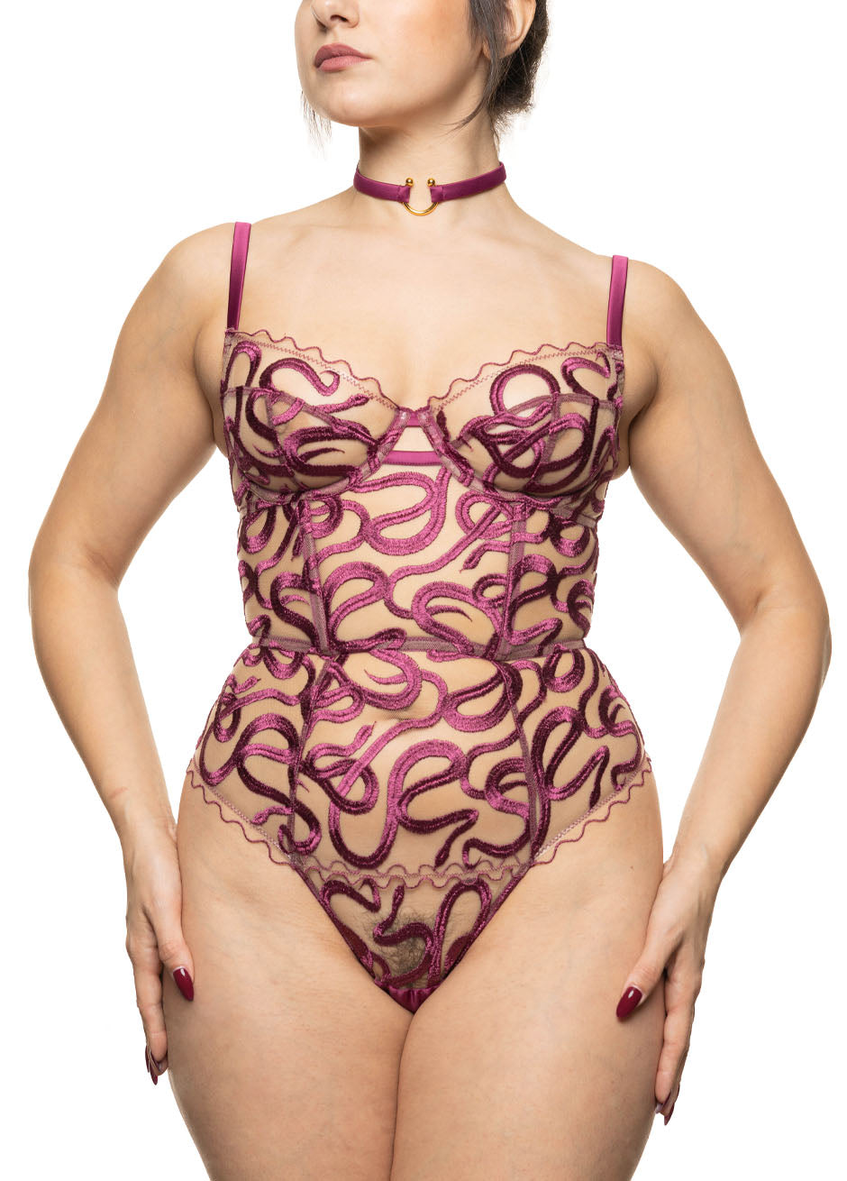 NAGA BODYSUIT Mulberry