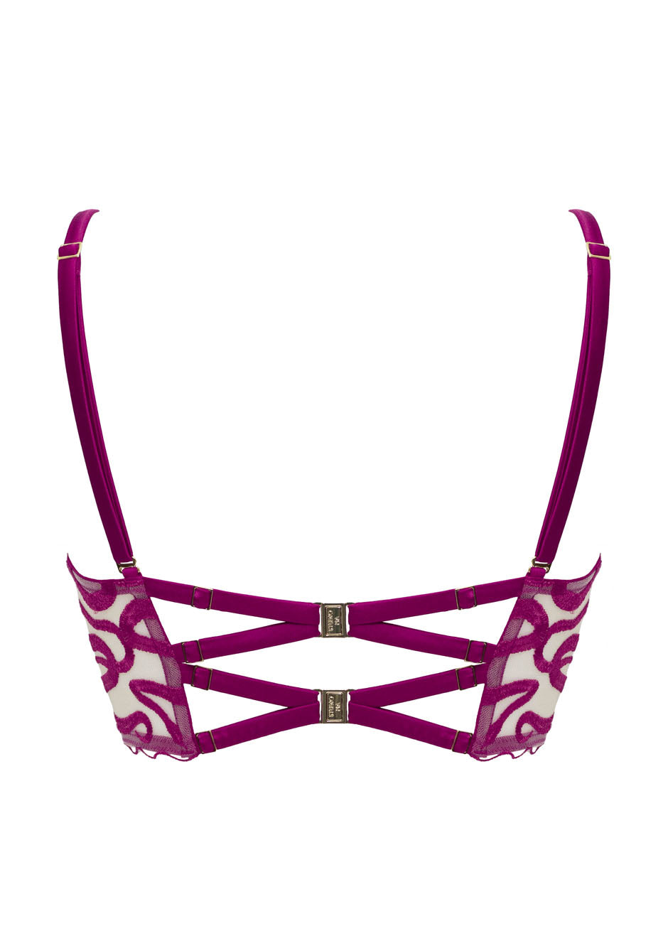 NAGA LONGLINE BRA Mulberry