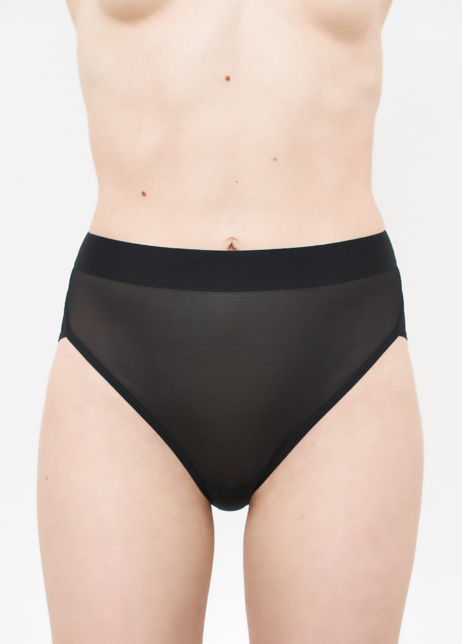 I WANT HIGH RISE BRIEF Black