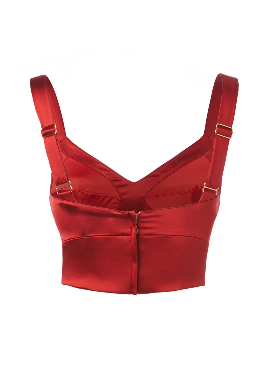 SCULPT BRA TOP Red