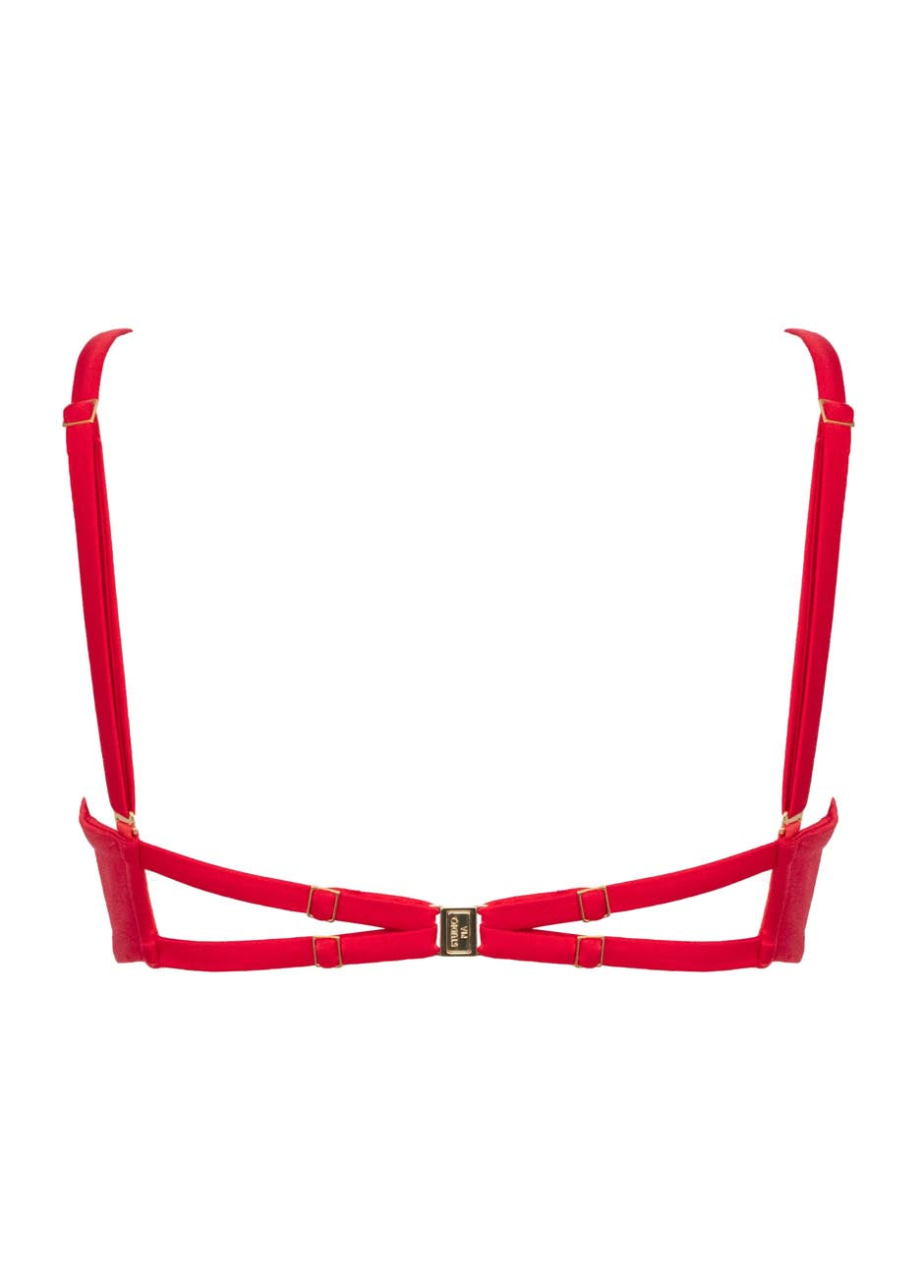 CLEA CAGE BRA Scarlet