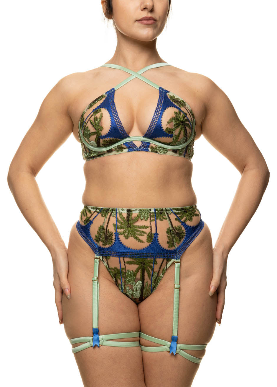 FARIDA WAIST THONG Sage