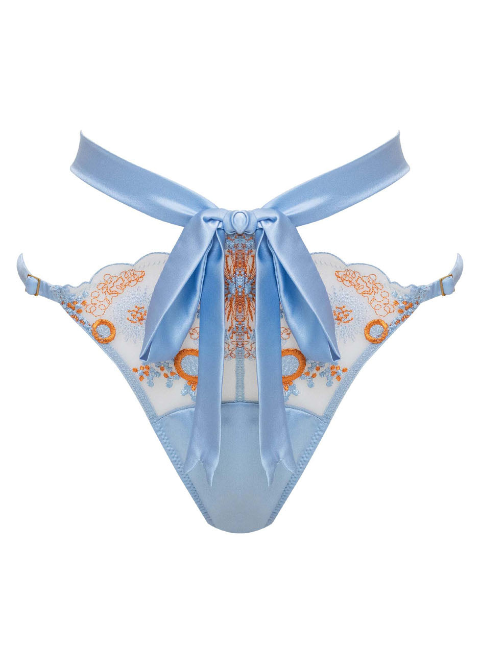 LENA WAIST STRAP KNICKER Blue