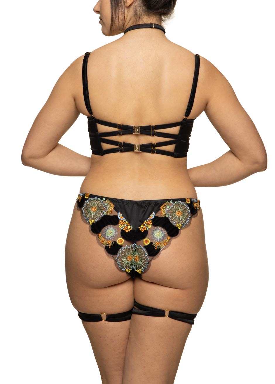 ZAIDA STRAP KNICKER Jet