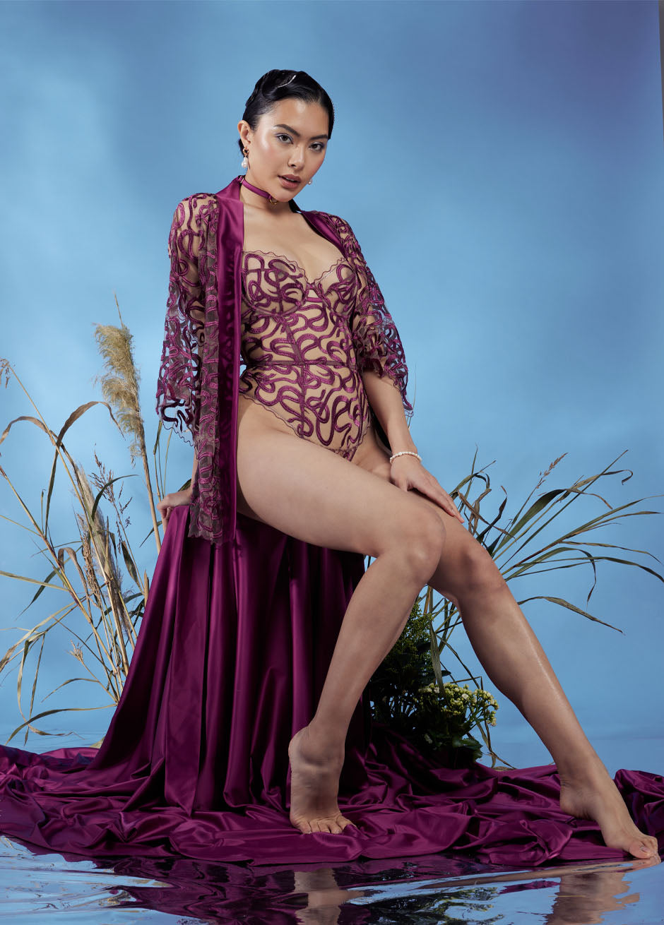 Studio Pia NAGA BODYSUIT Mulberry – Garnet District